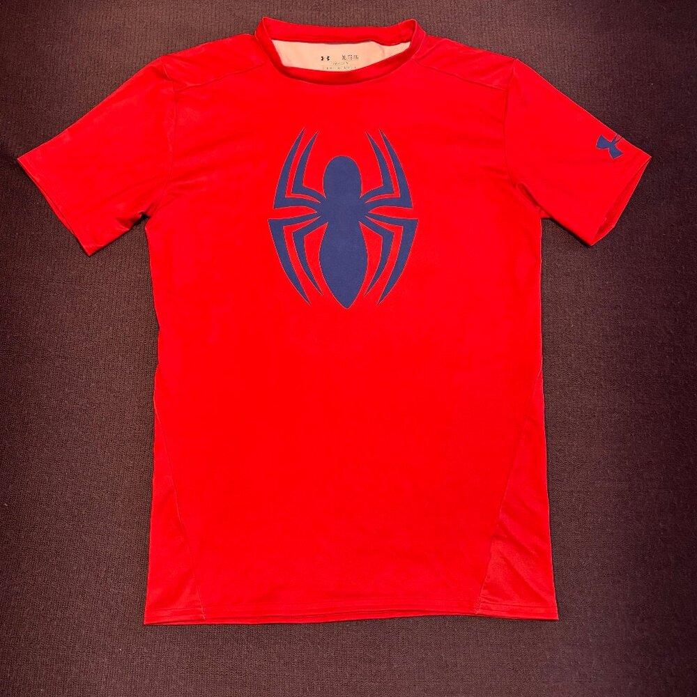 Under Armour Spider-Man Red Compression Performance T-Shirt